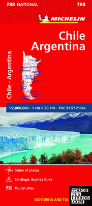 Mapa National Chile - Argentina