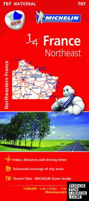 Mapa National France Northeast