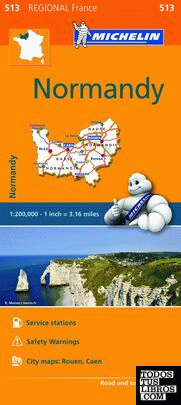 Mapa Regional Normandy