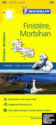 Mapa Local Finistère, Morbihan