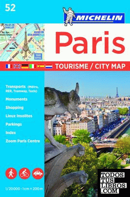 Plano Paris Tourisme