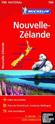 Mapa National NUEVA ZELANDA