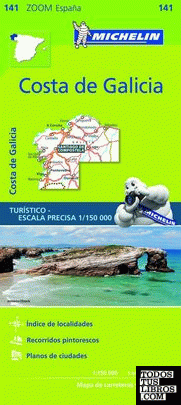 Mapa Zoom Costa de Galicia