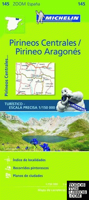 Mapa Zoom Pirineos Centrales / Pirineo Aragonés