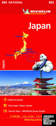Mapa National Japón