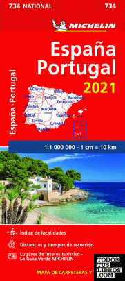 Mapa National España - Portugal 2021
