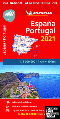 Mapa National España - Portugal 2021 "Alta Resistencia"