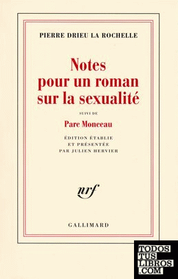 NOTES POUR UN ROMAN SUR LA SEXUALITÉ