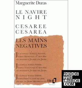 Le Navire Night. Cesare Cesarea. les Mains Negatives