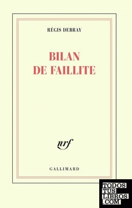 BILAN DE FAILLITE