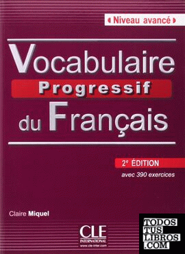 Vocabulaire progressif du francais avance livre + cd audio
