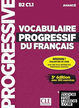 Vocabulaire progressif du français 3º edition - livre + cd audio + appli niveau