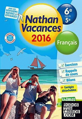 Cahier de vacances Nathan Français de la 6e vers la 5e