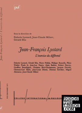 Jean-François Lyotard. - L'exercice du différend