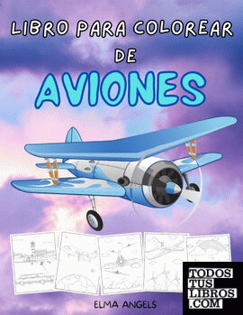 Libro para Colorear de Aviones