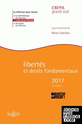 Libertés et droits fondamentaux 2017