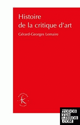 Histoire de la critique d'art