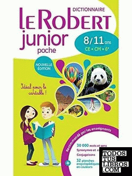 Dictionnaire Robert junior poche, 8-11