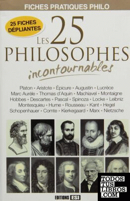 25 Philosophes incontournables - fiches