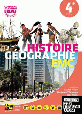 Histoire-Géographie Enseignement Moral et Civique 4e éd. 2016
