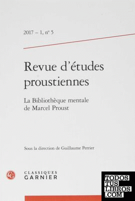 REVUE D'ETUDES PROUSTIENNES, N.5