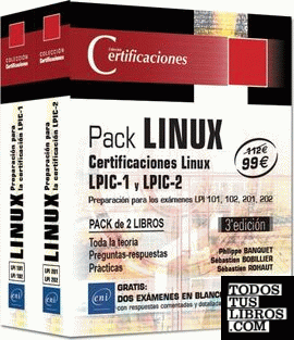 LINUX PACK DE 2 LIBROS