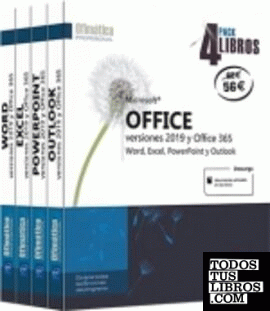 Microsoft Office (versiones 2019 y Office 365) - Word, Excel, PowerPoint y Outlook