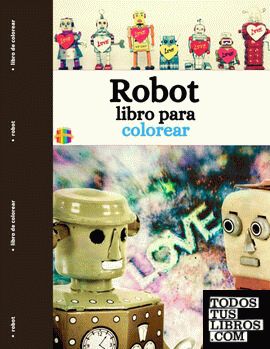 Robot Libro Para Colorear