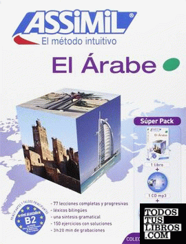 Super pack el arabe LIBRO + CD MP3 + 4 CD AUDIO
