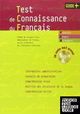 Test de connaissance du français + CD