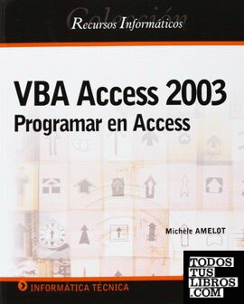 VBA ACCESS 2003 PROGRAMAR EN ACCESS