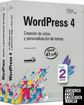 Wordpress 4 creación de sitios y personalización de temas pack 2 libros