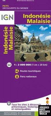 INDONESIE MALAISIE 1:2.000.000 -IGN