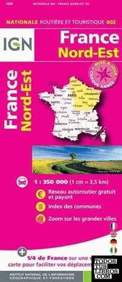 802 france nord-est 2017 1:350.000