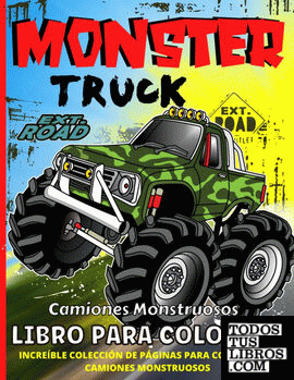 Monster Truck Libro Para Colorear