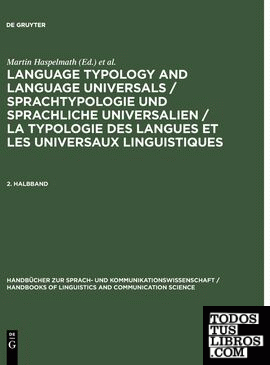 Language Typology & Language Universals, An International Handbook Vol. 2