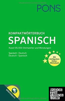 PONS Kompaktwörterbuch Spanisch, m. Online-Zugang