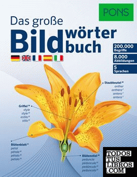 PONS Das grosse Bildwörterbuch. Deutsch, Englisch, Französisch, Spanisch und Ita