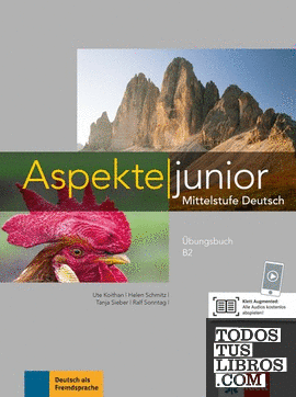 Aspekte junior b2, libro de ejercicios con audio online