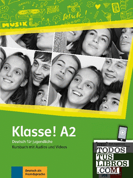 Klasse! a2, libro del alumno + audio + video