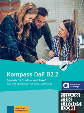 Kompass daf b2.2, libro del alumno y de ejercicios edicion hibrida allango