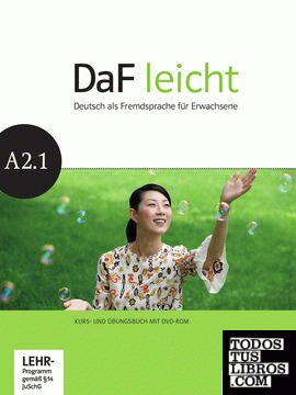 DaF leicht a2.1, libro del alumno y libro de ejercicios + dvd-rom