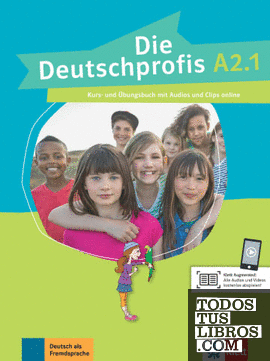 Die deutschprofis a2.1, libro del alumno y libro de ejercicios con audio y clips online
