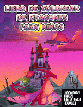 Libro para colorear de dragones para niños