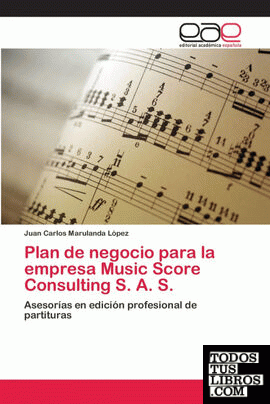 Plan de negocio para la empresa Music Score Consulting S. A. S.