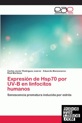 Expresión de Hsp70 por UV-B en linfocitos humanos