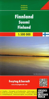 Mapa FINLANDIA 1:500.000
