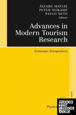 Advances In Modern Tourism Research: Economic Perspectives