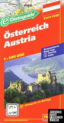 ÓSTERREICH - AUSTRIA. STRASSENKARTE - MAPA DE CARRETERAS