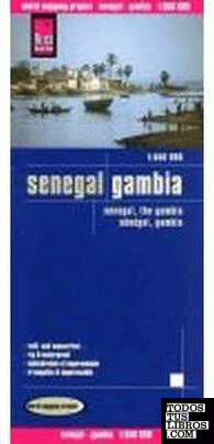 Senegal y Gambia 1:550 000